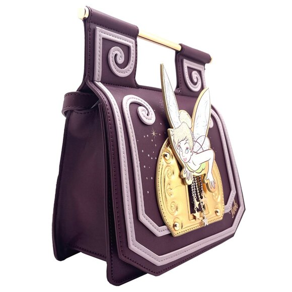 Disney Tinker Bell Keyhole Pixie Dust Crossbody Purse by Danielle Nicole - Picture 2 of 4